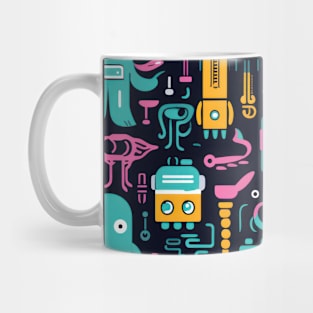 Playful Arena: Whimsical Monster Mates Mug